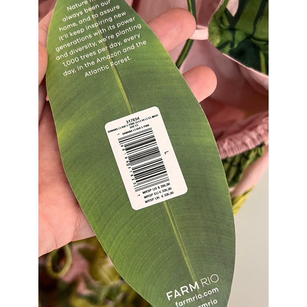 FARM Rio Tropical Print Maxi Dress - Pink and Green - Picture 10 of 15